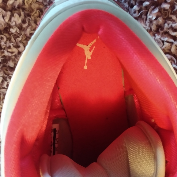 Jordan 1 Girls Phat ... White/Grey/Magenta - Picture 2 of 9